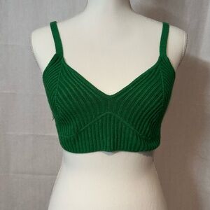Wild Fable Bright Green Knit Top